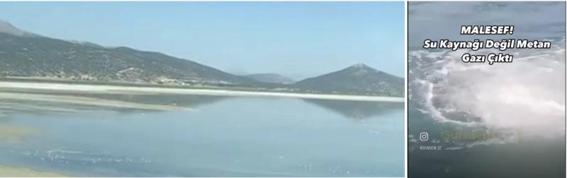 Eğirdir Gölü’nden 2000 yıldır gaz çıkmaktadır