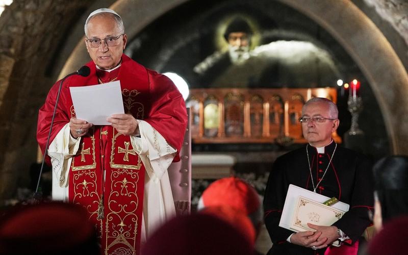 Pope calls for peace at Lebanese tomb of saint revered by Christians and Muslims alike Pope calls for peace at Lebanese tomb of saint revered by Christians and Muslims alike