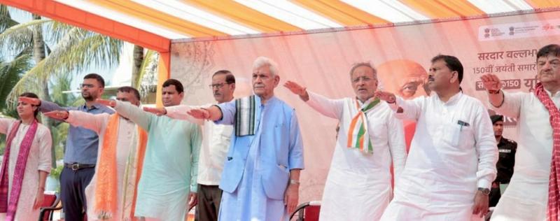 LG Joins National Padyatra of the Sardar@150 Unity March