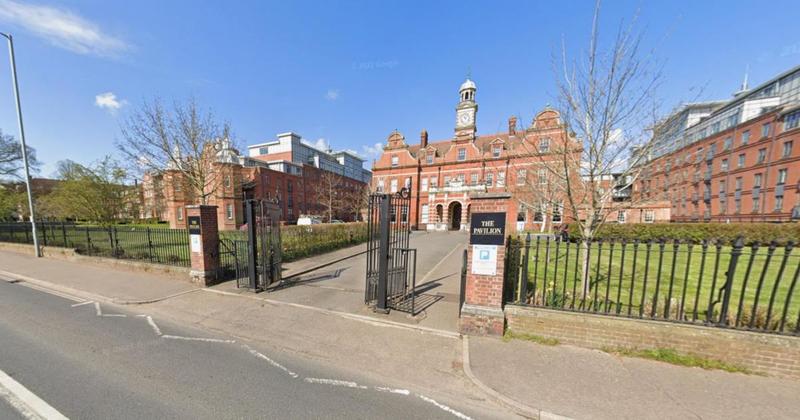 Crews battle blaze at site of former hospital in Norwich