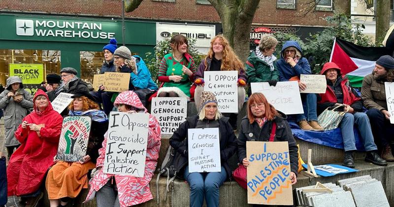 10 bailed after Palestine Action protest