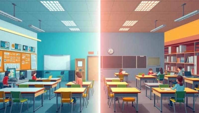 The Wealth Barrier in Kashmir Classrooms The Wealth Barrier in Kashmir Classrooms