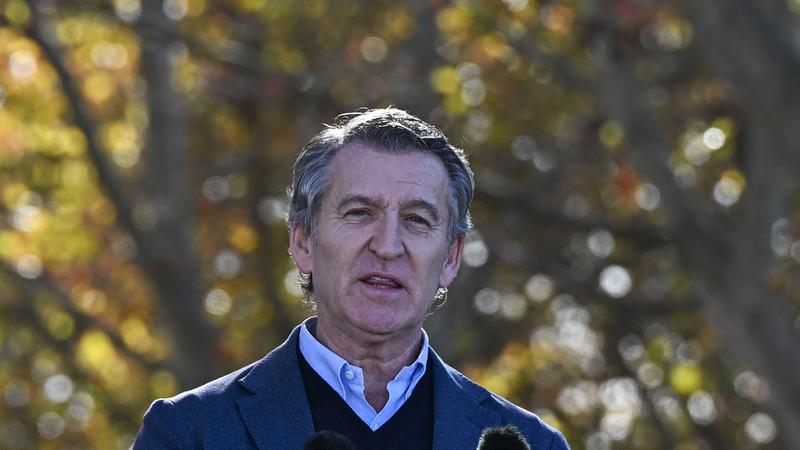 La calle contra Sánchez, alzada por Feijóo La calle contra Sánchez, alzada por Feijóo