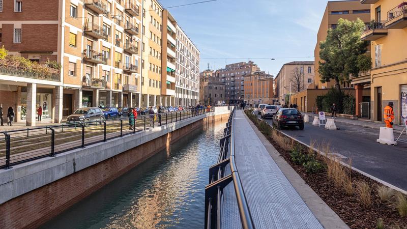 Via Riva Reno, il canale fa discutere. Il Comitato ‘Bologna storica’: “Progetto anonimo e frettoloso”