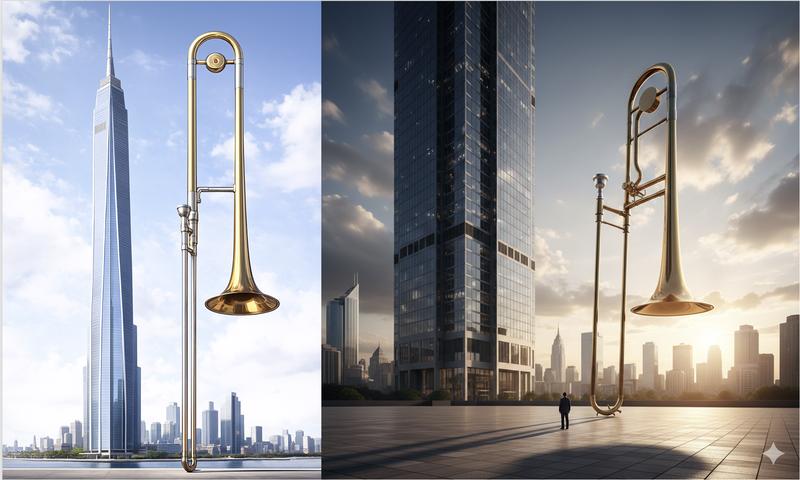 Quand l’IA fait n’importe quoi, le cas du gratte-ciel et du trombone à coulisse