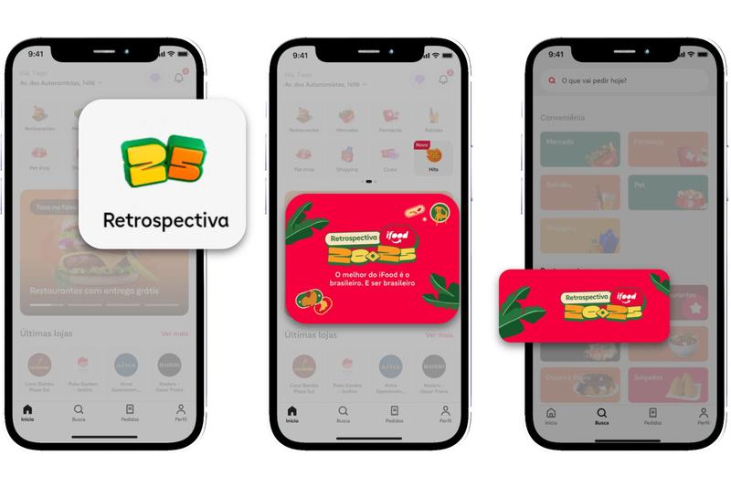 iFood lança retrospectiva 2025; lanches lideram pedidos e jantar é 'horário nobre' no aplicativo