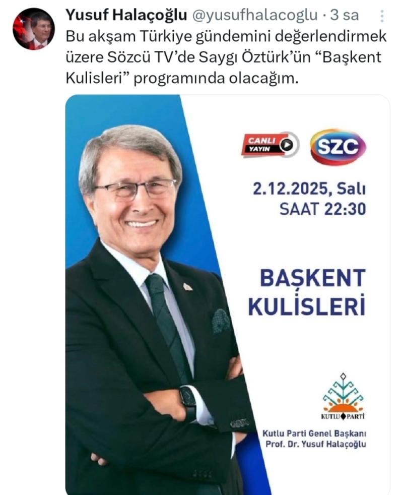 Milliyetçilerin artık TV'si var: Sözcü TV!