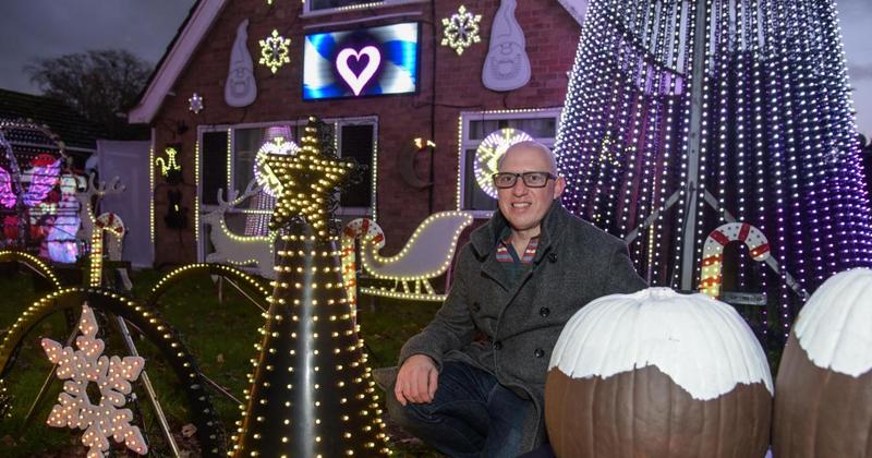 Man decorates house with 30,000 lights - but is worried about becoming too popular Man decorates house with 30,000 lights - but is worried about becoming too popular