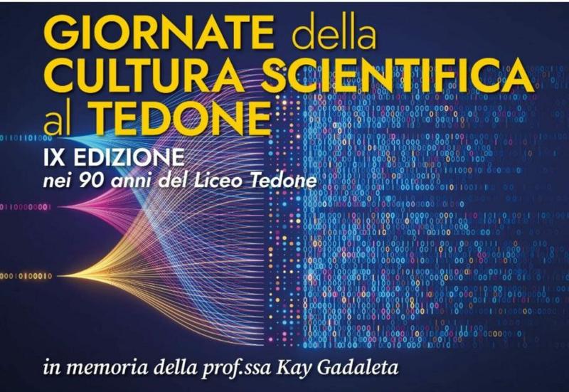Al Liceo Tedone la IX edizione delle Giornate della Cultura Scientifica