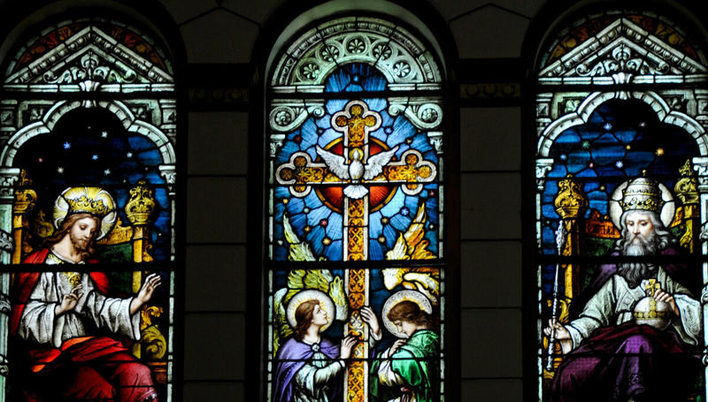 Den treeinige Gud og forsoninga Den treeinige Gud og forsoninga