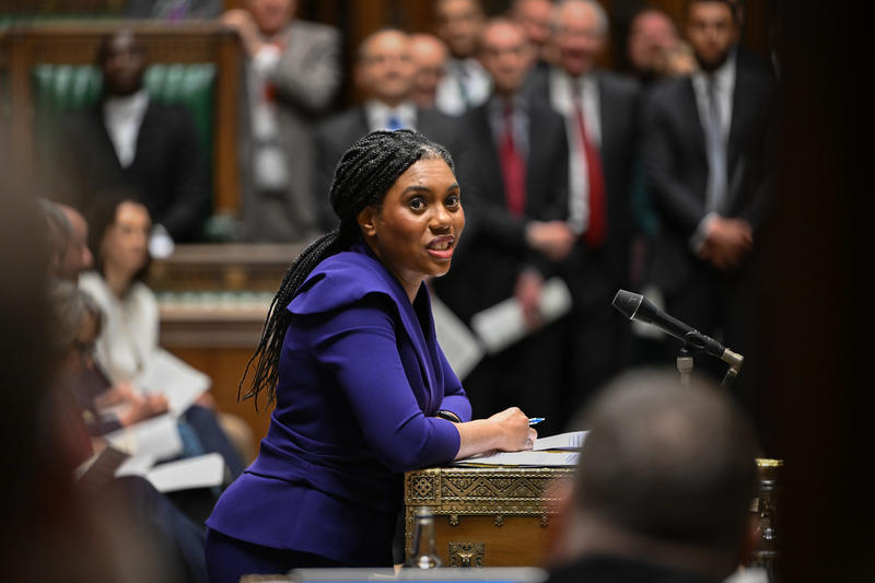 Kemi Badenoch is enjoying herself