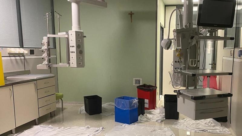 Rianimazione allagata, pazienti evacuati