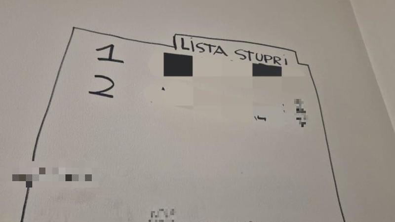 “Lista stupri” nel bagno del liceo. Sotto la scritta choc i nomi di due ragazze