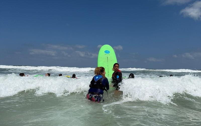 Riding the waves, Gaza border survivors meet fears head on by learning to surf