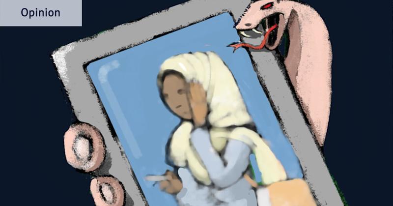 It started as a sweet cafe moment with a lovely lady. Then she followed me