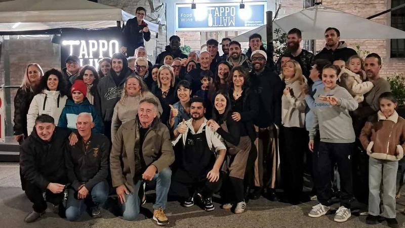 La serata del Club Tonucci con la squadra: 