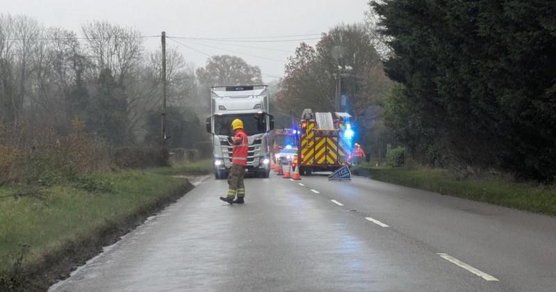 Norfolk road closed after two-vehicle crash Norfolk road closed after two-vehicle crash