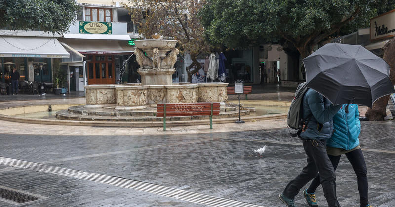 Κακοκαιρία διαρκείας στην Κρήτη - Έρχονται ισχυρές βροχές και χαλαζόπτωση