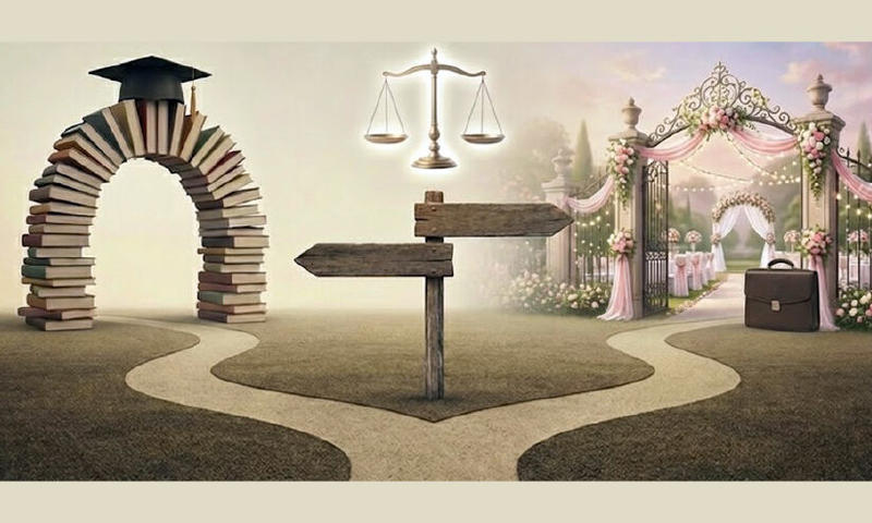 ജോലിയോ കല്യാണമോ; എന്താണ് പെൺകുട്ടികളുടെ ഫസ്റ്റ് ചോയ്സ്?