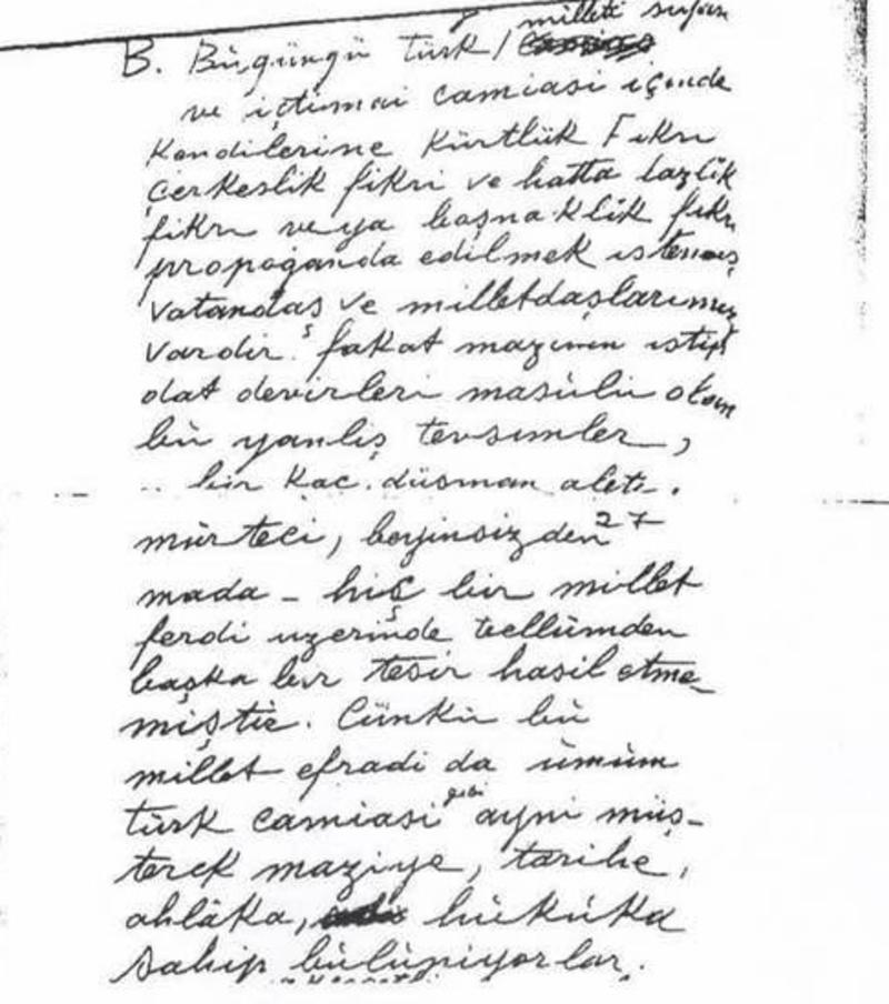 BUNLARI ATATÜRK SÖYLÜYOR… BUNLARI ATATÜRK SÖYLÜYOR…