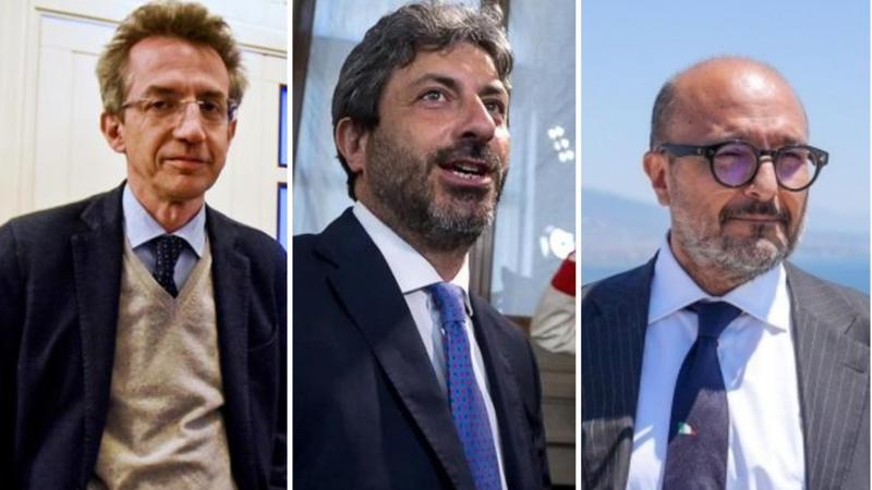 Manfredi, Fico, Sangiuliano, dalla sinistra alla destra la pattuglia campana alla kermesse di Atreju