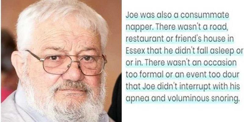 This obituary of a 'very sick man' and is so funny you'll wish you knew the guy