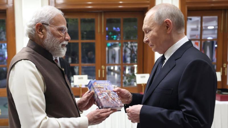 PM Modi presents Russian edition of Bhagwat Gita to Putin, says 'its teachings inspire millions'