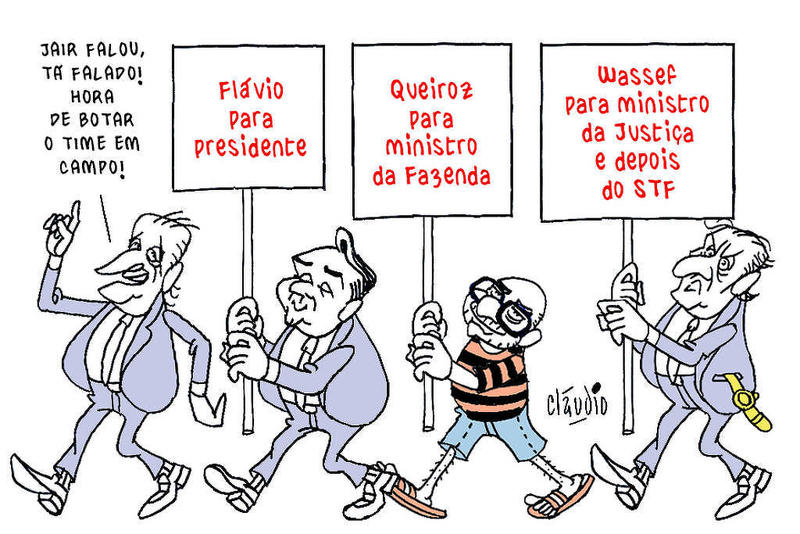 Flávio bota o time em campo