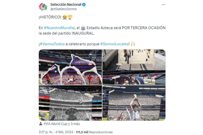 ¡México se queda con 13 partidos! Calendario completo del Mundial 2026