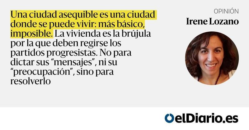 Para que la crisis de vivienda no se lleve todo por delante