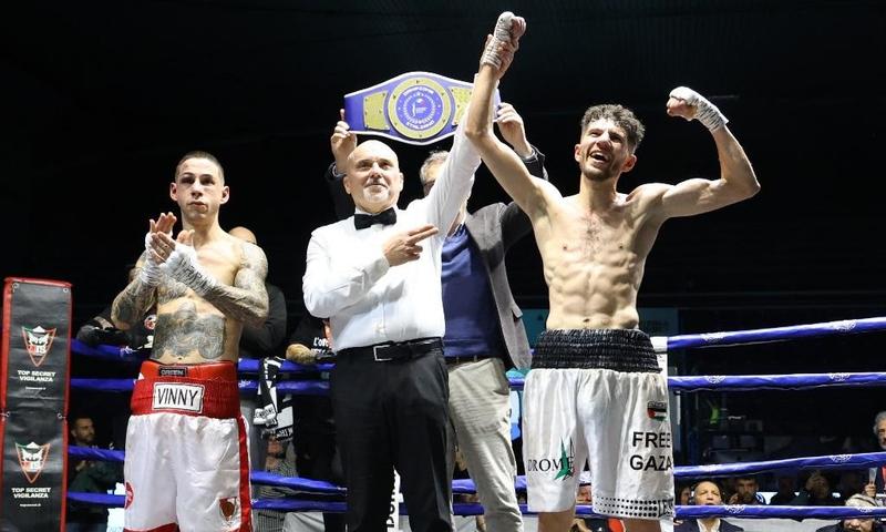 “Oba” è campione italiano dei pesi mosca, che vittoria per il palestinese di Ferrara