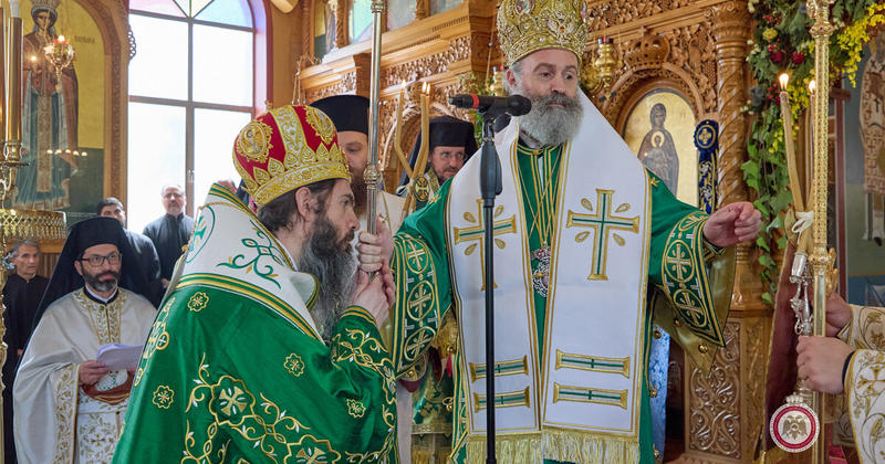 Σε κλίμα συγκίνησης η ενθρόνιση του Κρητικού Επισκόπου Καμπέρας Αθηναγόρα Σε κλίμα συγκίνησης η ενθρόνιση του Κρητικού Επισκόπου Καμπέρας Αθηναγόρα
