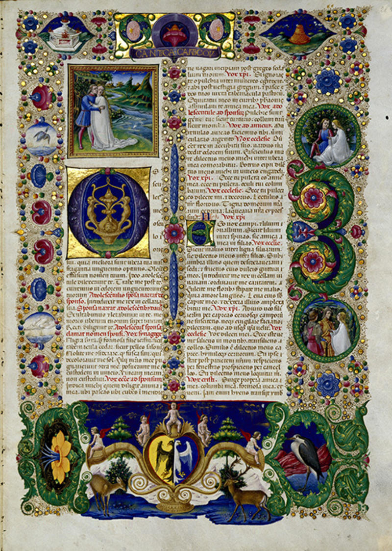 La Bibbia di Borso d'Este a Roma per il Giubileo. In Sala Capitolare del Senato della Repubblica