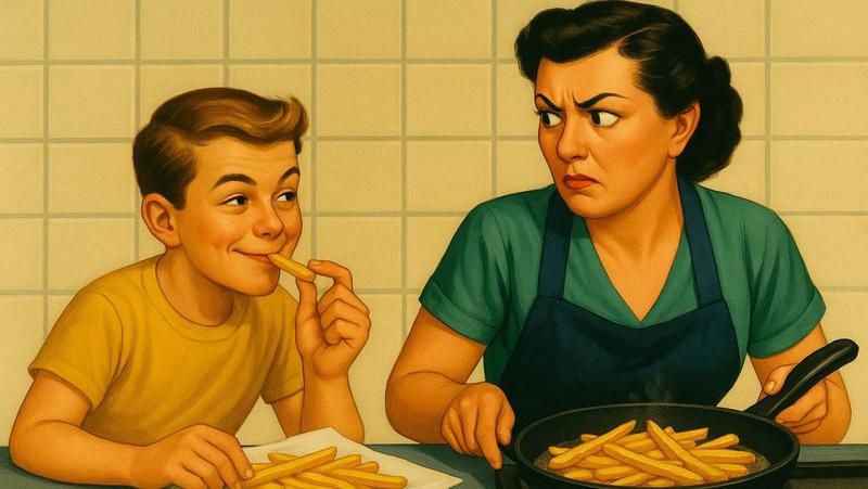 Il giallo delle patatine fritte. Piatto artigianale dimenticato. Era il preferito, non esiste più