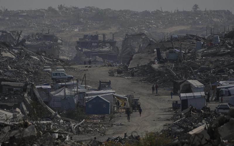 Qatari PM says he won’t write a check to rebuild what Israel destroyed in Gaza Qatari PM says he won’t write a check to rebuild what Israel destroyed in Gaza