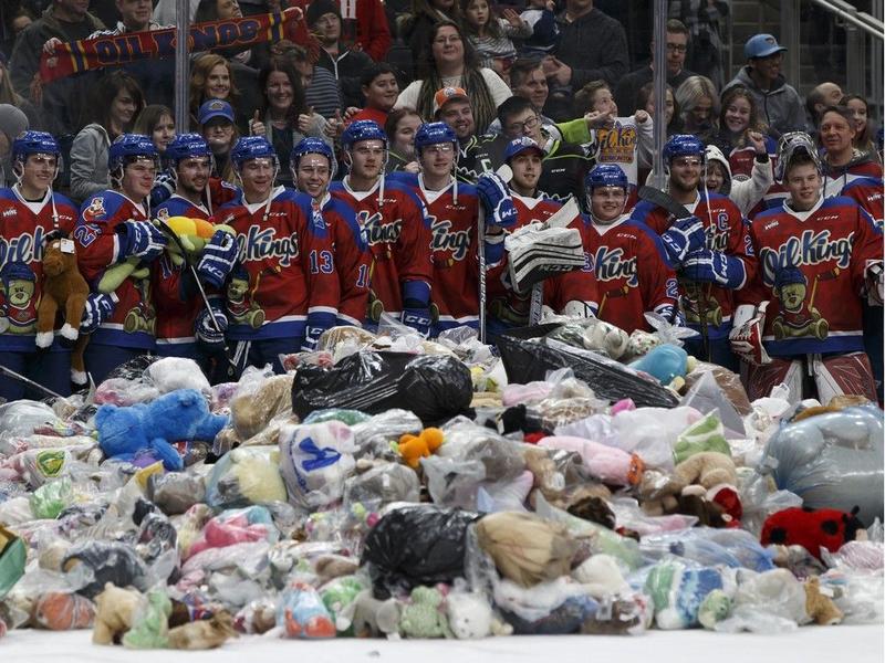 TAIT: Oil Kings' Teddy Bear Toss unites everyone to bring children joy