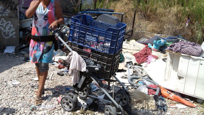 El coste de un cuarto de desechos en la 'ciudad sin sueño'