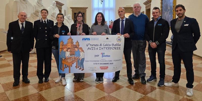 Ferrara, la solidarietà entra in carcere: al via il torneo di calciobalilla