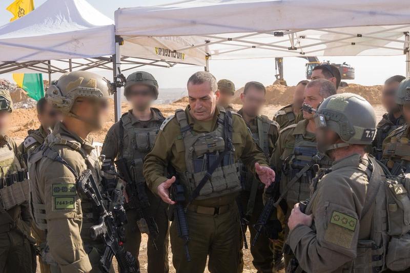 Touring the Strip, IDF chief Zamir says Gaza ceasefire line ‘a new border’