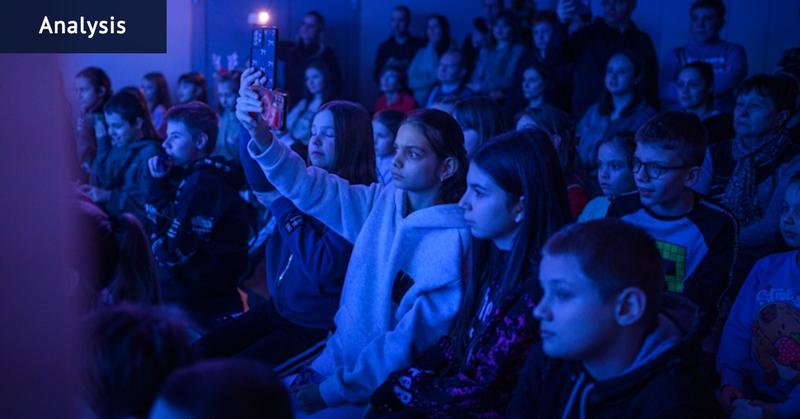 ‘May the force be with you’: A relentless night in a Ukrainian bomb shelter ‘May the force be with you’: A relentless night in a Ukrainian bomb shelter