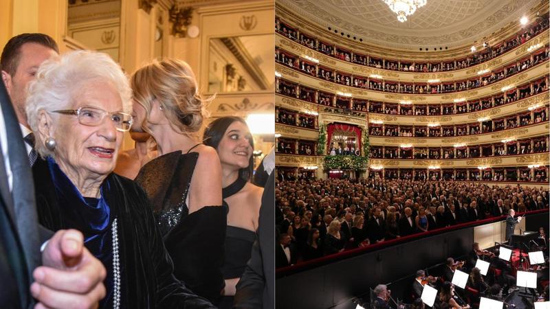 Liliana Segre alla Prima: “Gli applausi? Sono io voglio bene alla Scala” /