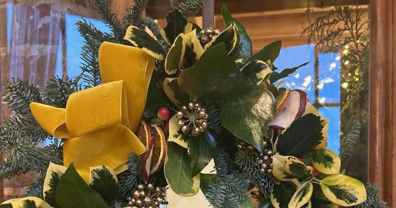 The How Hill Holly Orchard tour and traditional wreath making workshop