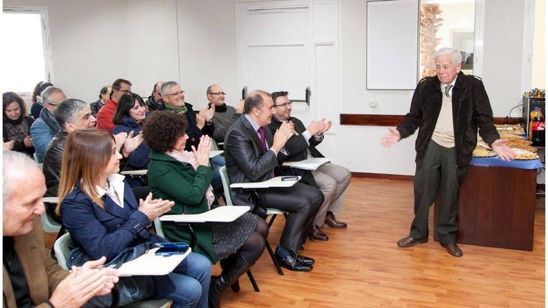 Ramón Trujillo, el mejor profesor que tuvimos, con Emilio Lledó