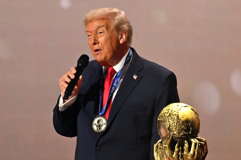 After Failing to Win Nobel, Trump Is Awarded FIFA’s Newly-Created “Peace Prize”