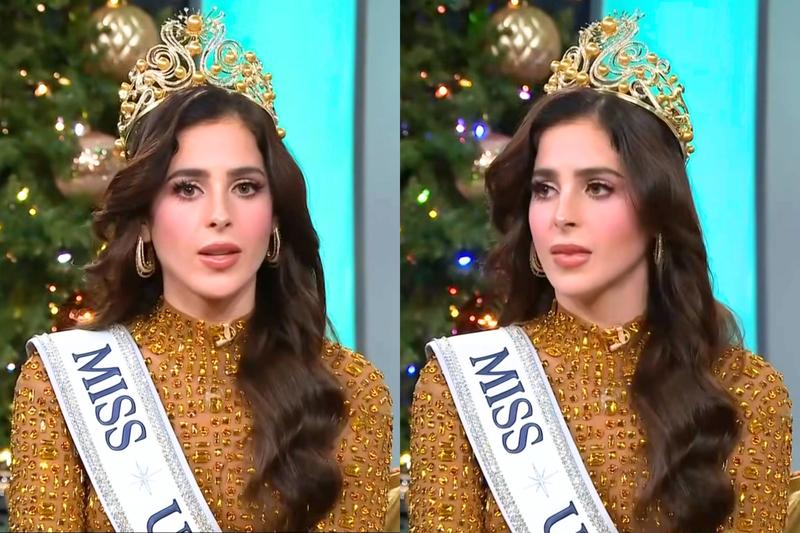 Após mentir, Miss Universo 2025 abandona programa ao vivo na TV