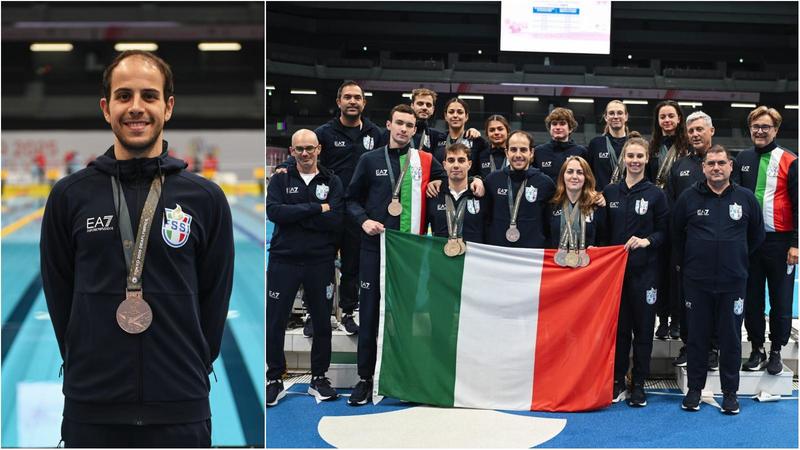 Gianluca Vitellozzi, bronzo alle Olimpiadi per persone con sordità di Tokyo: “Il nuoto era una sfida con me stesso”
