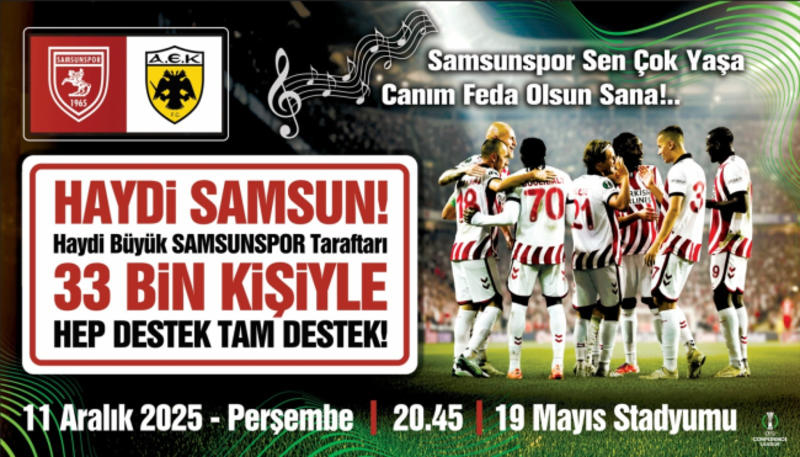 Haydi Samsun! Tarihi Maça...