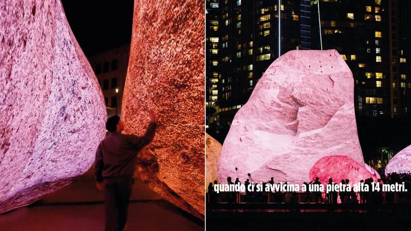 Megaliti di luci in piazza Maggiore: a Natale Bologna riceve un regalo