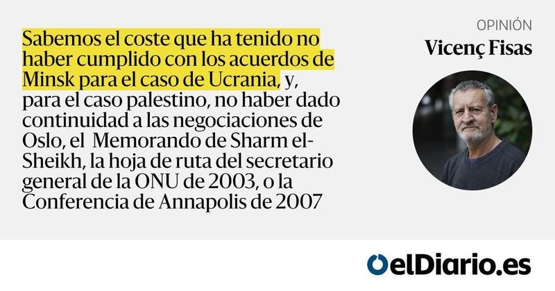 Palestina y Ucrania, ¿son conflictos intratables o tienen solución?