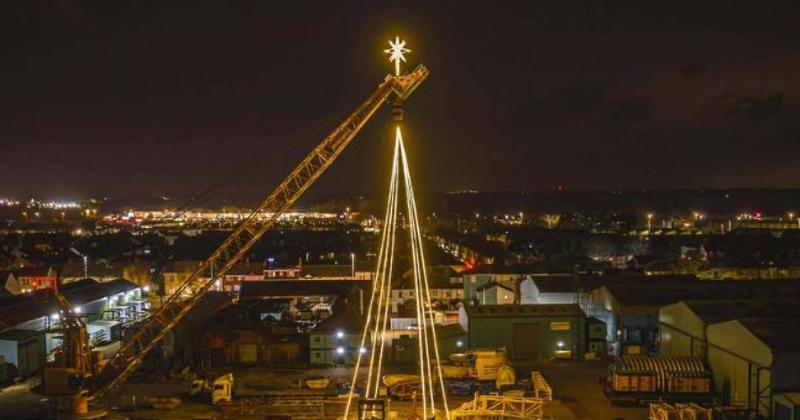 Is this the tallest Christmas tree in Norfolk? Is this the tallest Christmas tree in Norfolk?